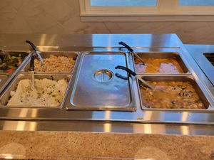 Food at Govinda's in Los Angeles