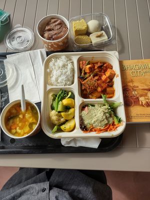 Indian vegetarian love food! at Govinda's in Los Angeles