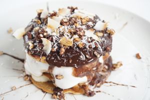 Flippin amazing pancakes at Eat.Co in Ubud