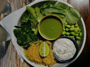 "Green AF" Nourish Bowl at Eat.Co in Ubud