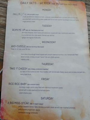 Happy hour menu 1 at Eat.Co in Ubud