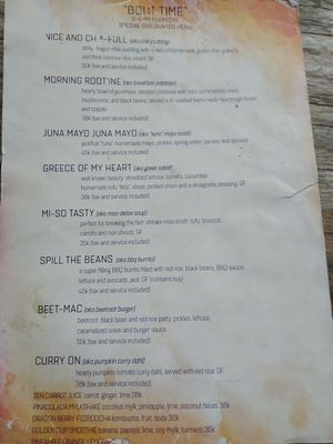 Happy hour menu 2 at Eat.Co in Ubud