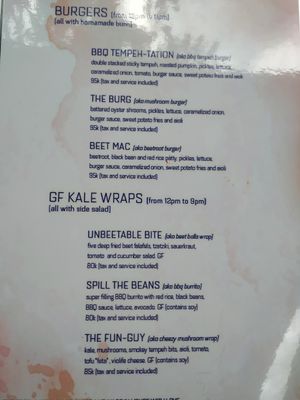 Menu 1 at Eat.Co in Ubud
