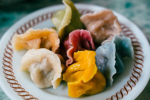 Dumpling mix   at Lái Xīn SùShí 來欣素食手工水餃 in Taipei