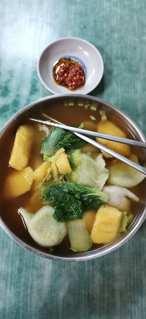  at Lái Xīn SùShí 來欣素食手工水餃 in Taipei