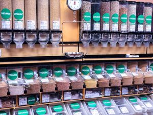 Lots of bulk bins (Not all pictured)  at Earth Fare in Rock Hill
