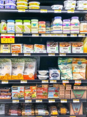 Vegan section keeps growing!  at Earth Fare in Rock Hill