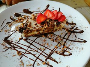 Tiramisu was awesome at Vegan Town in Ajijic
