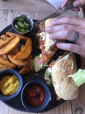   at Vegan Town in Ajijic