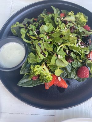 Half a salad   at Vegan Town in Ajijic