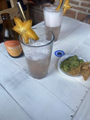 Mandarin kombucha   at Vegan Town in Ajijic