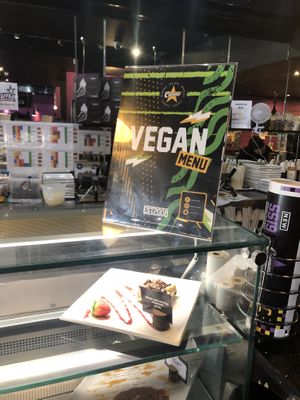 Vegan menu at Creams Cafe in Chatham