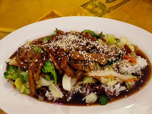  at Vegan Center Cafe in Vientiane