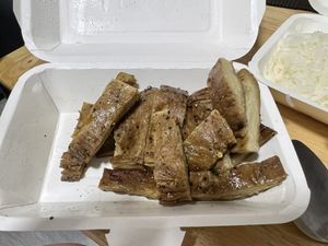 Mock meat   at Vegan Center Cafe in Vientiane