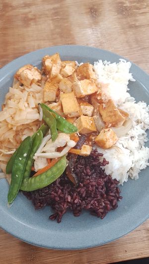 Example from Buffet at Vegan Center Cafe in Vientiane