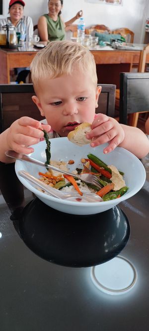  at Vegan Center Cafe in Vientiane