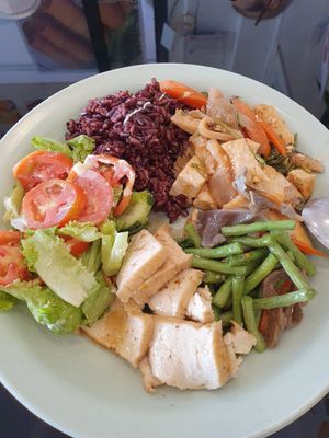  at Vegan Center Cafe in Vientiane