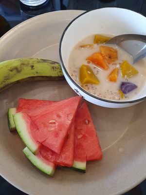  at Vegan Center Cafe in Vientiane