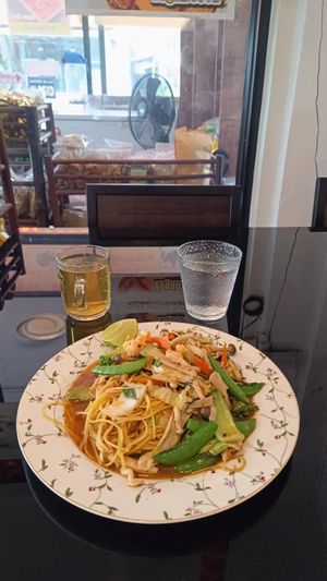  at Vegan Center Cafe in Vientiane