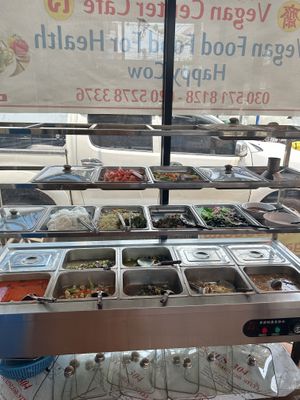 buffet 😍  at Vegan Center Cafe in Vientiane