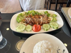 Recommend by the staff  at Vegan Center Cafe in Vientiane