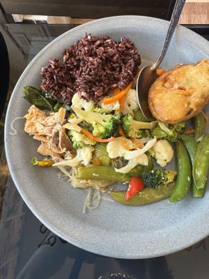 Another selection   at Vegan Center Cafe in Vientiane