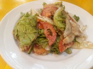 Laos Salad at Vegan Center Cafe in Vientiane