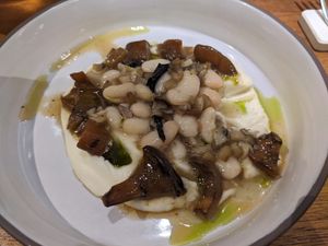 Really delicious beans at Xavier Pellicer in Barcelona