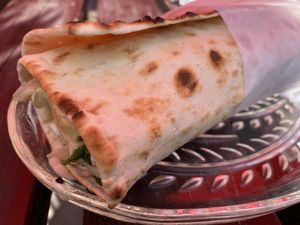 Number 3 falafel  at King Falafel in Sebastapol