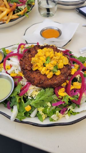 Fried cauliflower salad at Venetian Hotel - Black Tap in Las Vegas