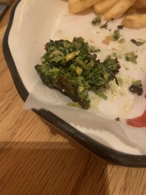 “If it’s green it’s good!"  at Venetian Hotel - Black Tap in Las Vegas