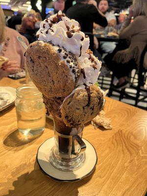Cookie shake made vegan  at Venetian Hotel - Black Tap in Las Vegas