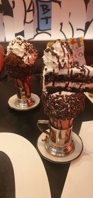 Vegan cake shake at Venetian Hotel - Black Tap in Las Vegas