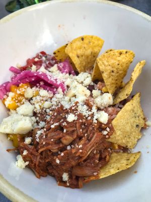 Burrito bowl at Don Vegan in Quebec