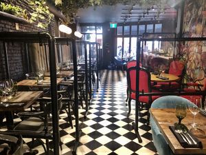 Inside at Don Vegan in Quebec