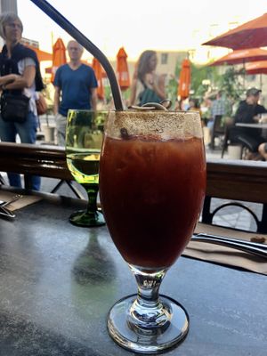 Virgin caeser at Don Vegan in Quebec