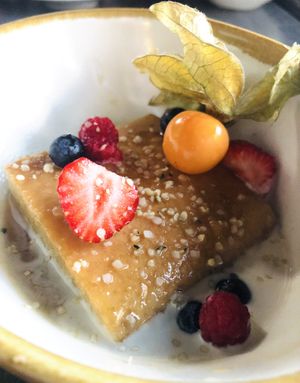 Pouding chômeur  at Don Vegan in Quebec