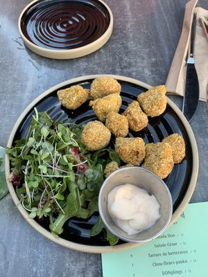 Ailes de choux-fleurs  at Don Vegan in Quebec