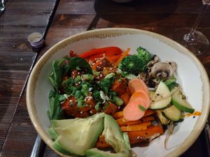 Bibimbap at Don Vegan in Quebec