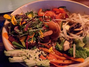 Bibimbap at Don Vegan in Quebec