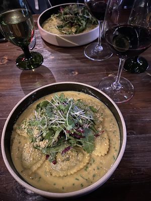 Agnolottis at Don Vegan in Quebec