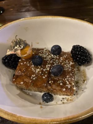 Pudding Chomeur at Don Vegan in Quebec