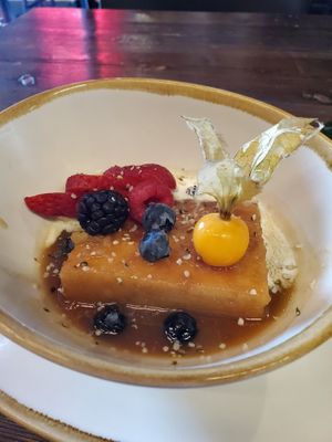 Poor Man's Pudding at Don Vegan in Quebec