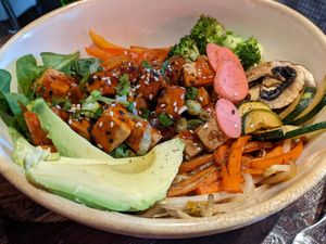 Bibimbap at Don Vegan in Quebec