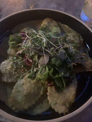 Raviolis  at Don Vegan in Quebec