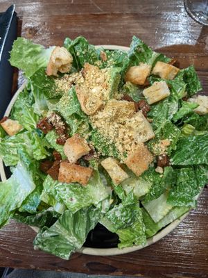 Caesar salad at Don Vegan in Quebec