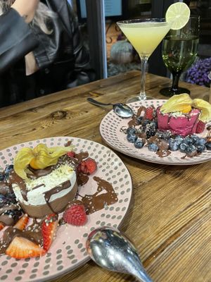 Farraro and don cake   at Don Vegan in Quebec