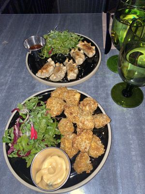 From the starters. Buffalo cauliflower and can’t remember the name of the other one  at Don Vegan in Quebec
