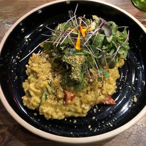 Don risotto at Don Vegan in Quebec