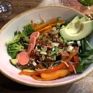 Bibimbop at Don Vegan in Quebec